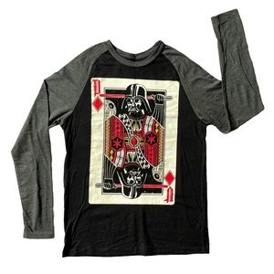 Star Wars Long Sleeve T-shirt Cotton Men Size Small Fit Women Size Medium NWOT